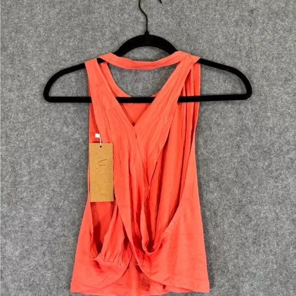 NWT Niyama Sol Yoga Drape Tank Orange/ Med-L-XL - Picture 2 of 6